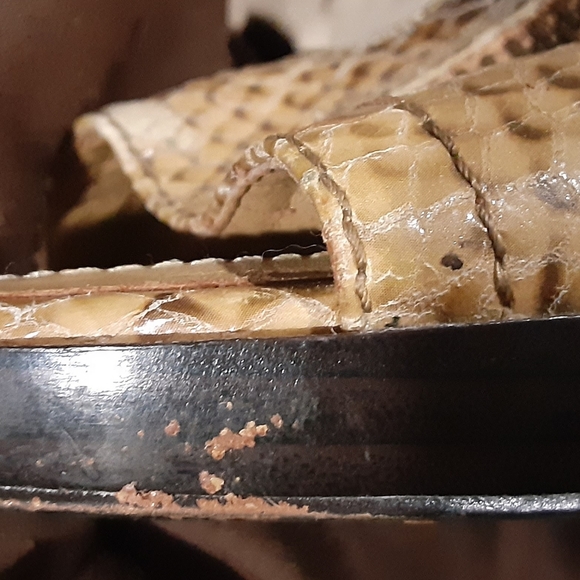 BCB Generation strappy snakeskin sandals size 7.5 - Picture 10 of 11